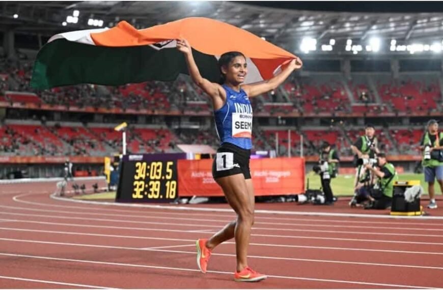 Asian Games 2026: 16 साल का इंतजार खत्म! भारत की बेटी सीमा कुमारी ने ब्रॉन्ज जीतकर रचा इतिहास