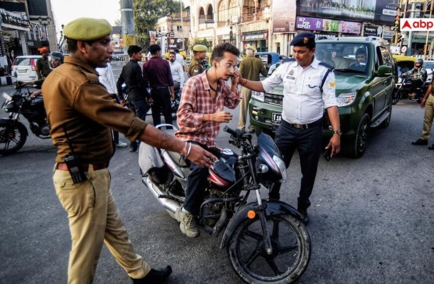 ट्रैफिक नियम तोड़ने में यूपी वाले अव्वल, सबसे ज्यादा कटे ई-चालान