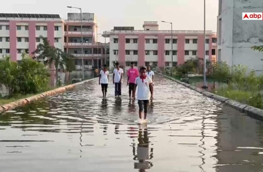बस्तीः 63 करोड़ रुपये का अटल आवासीय विद्यालय बना ‘टापू’, बच्चों पर बीमारी का खतरा