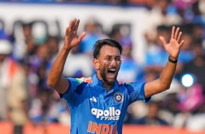 न्यूजीलैंड के खिलाफ वनडे सीरीज से बाहर प्रसिद्ध कृष्णा, BCCI ने किया टीम इंडिया में बदलाव