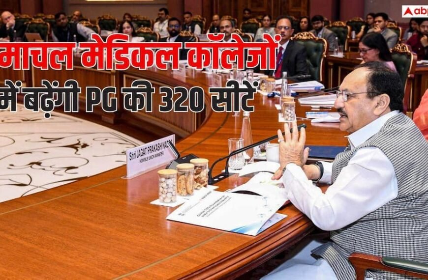हिमाचल के मेडिकल कॉलेजों में बढ़ेंगी 320 पीजी सीटें, केंद्र देगा 415 करोड़