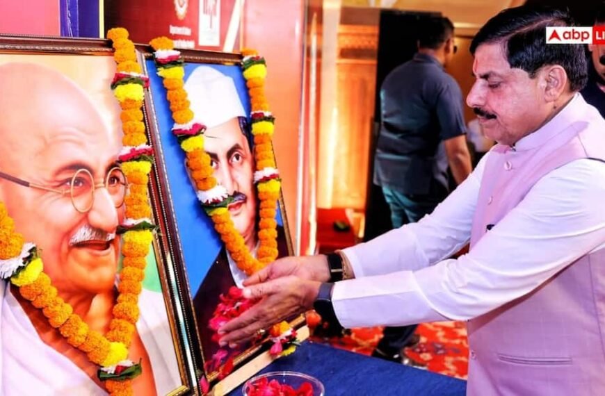 मध्य प्रदेशः CM यादव ने महात्मा गांधी-पूर्व PM लाल बहादुर शास्त्री को किया नमन