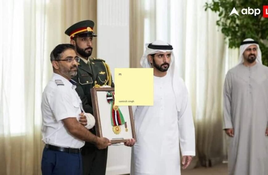 UAE के राष्ट्रपति ने ‘हीरो’ स्मित को लगाया गले, ऑर्डर ऑफ जायद II से किया सम्मानित