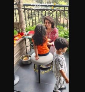 अष्टमी पर नीतू कपूर ने धोए पोती राहा&hellip;