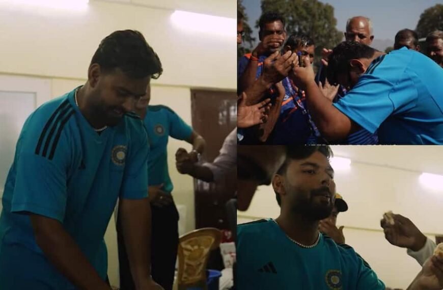 Watch: ग्राउंड्समैन से लिया आशीर्वाद, टीम संग काटा केक… ऋषभ पंत ने यूं मनाया अपना जन्मदिन