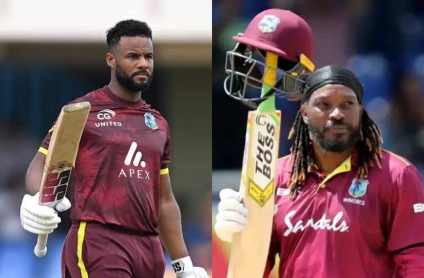 सबसे तेज T20I शतक… शाइ होप ने तोड़ा क्रिस गेल का बड़ा रिकॉर्ड