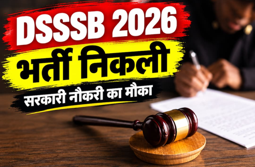 DSSSB ने निकाली नई भर्ती, 10वीं से ग्रेजुएट्स तक के लिए मौका