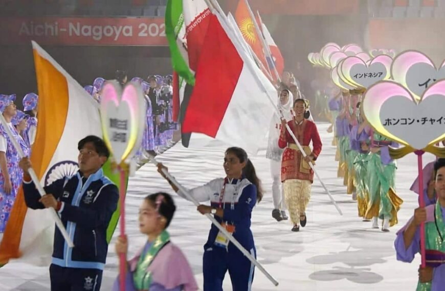 एशियन गेम्स 2026 खत्म, क्लोजिंग सेरेमनी में नीरू ढांडा ने लहराया तिरंगा; कतर को सौंपा OCA फ्लैग