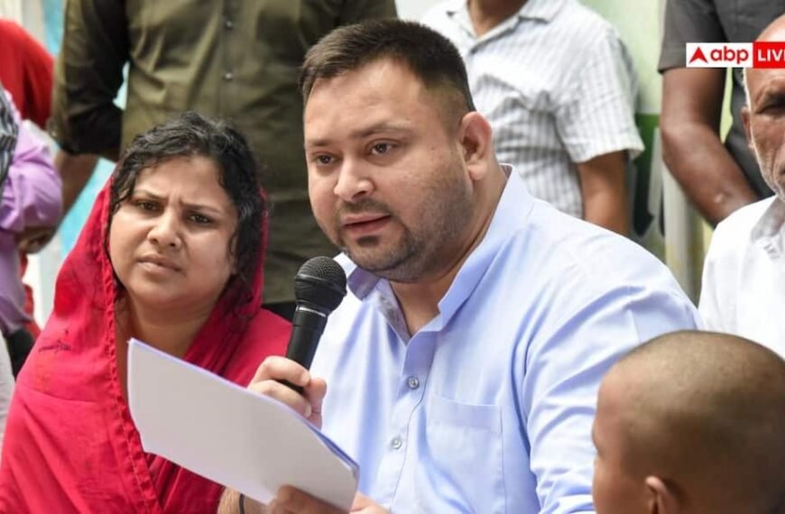 राघोपुर: पीपा पुल न बनने पर भड़के ग्रामीण, सड़क पर आगजनी, तेजस्वी ने मंत्री को लिखा पत्र