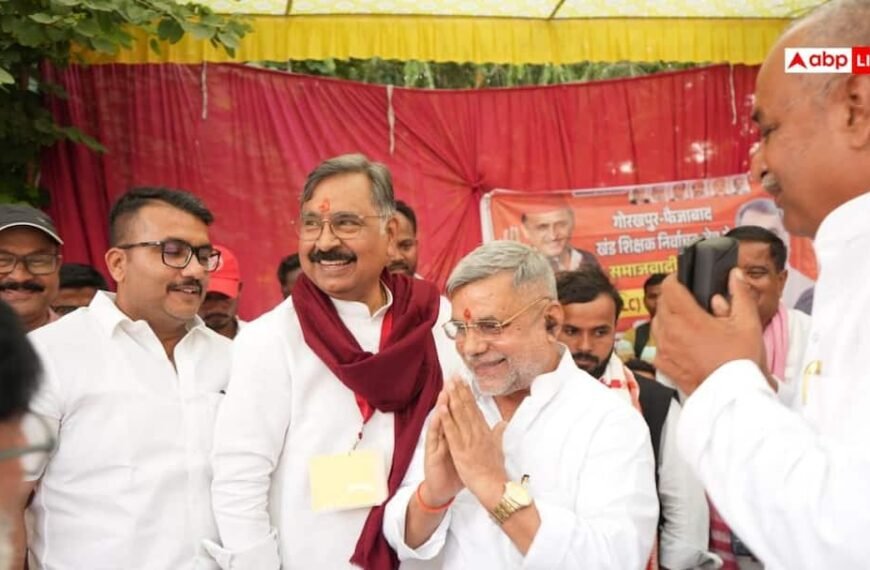 गोरखपुर: BJP MLC के बागी तेवर, सपा प्रत्याशी के समर्थन में पहुंचे