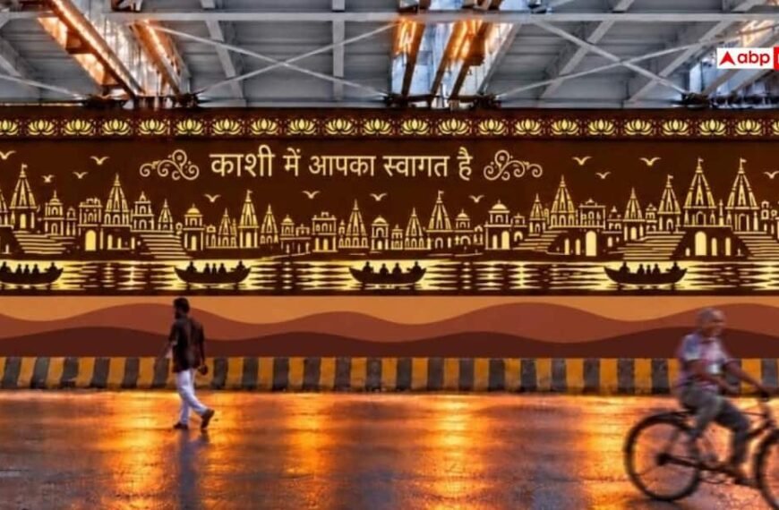 एयर शो के लिए संवर रही काशी, दीवारों पर उकेरी जा रहीं गंगा घाटों की छटा